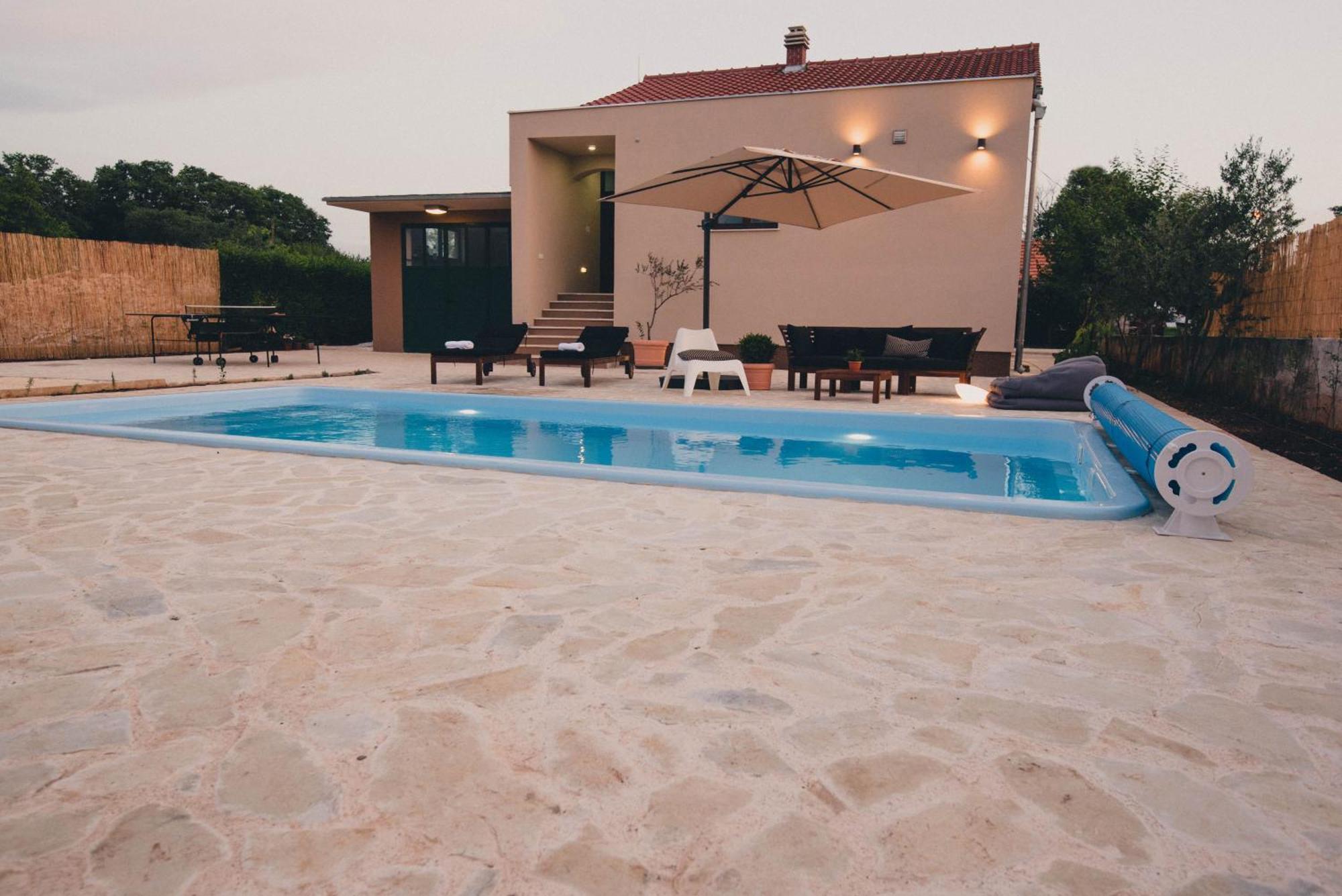 Cozy Country Home With Heated Outdoor Pool Sibenik Ngoại thất bức ảnh